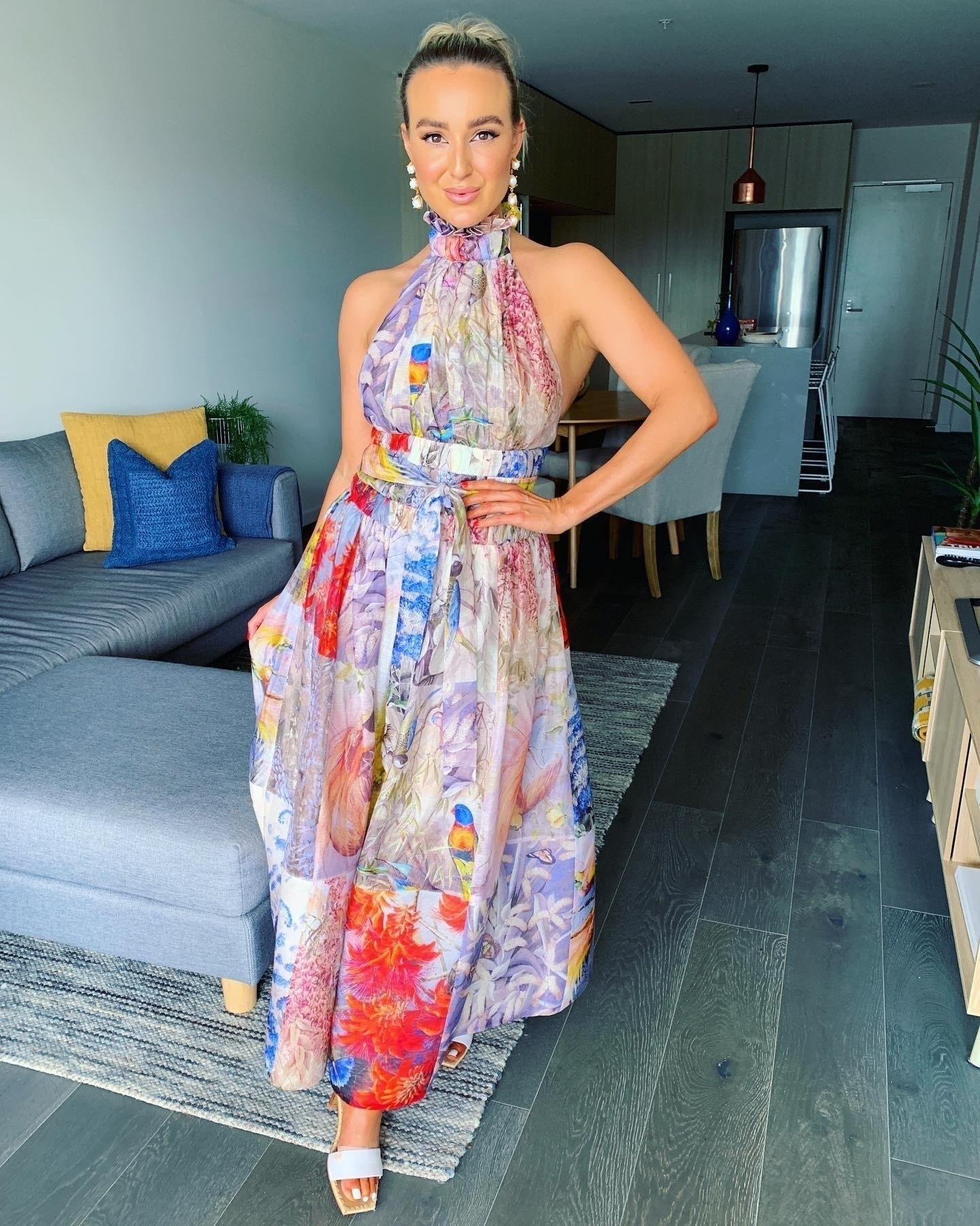 Zimmermann botanica halter gown Clearance