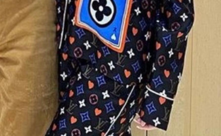Louis Vuitton Silk Pajama Set