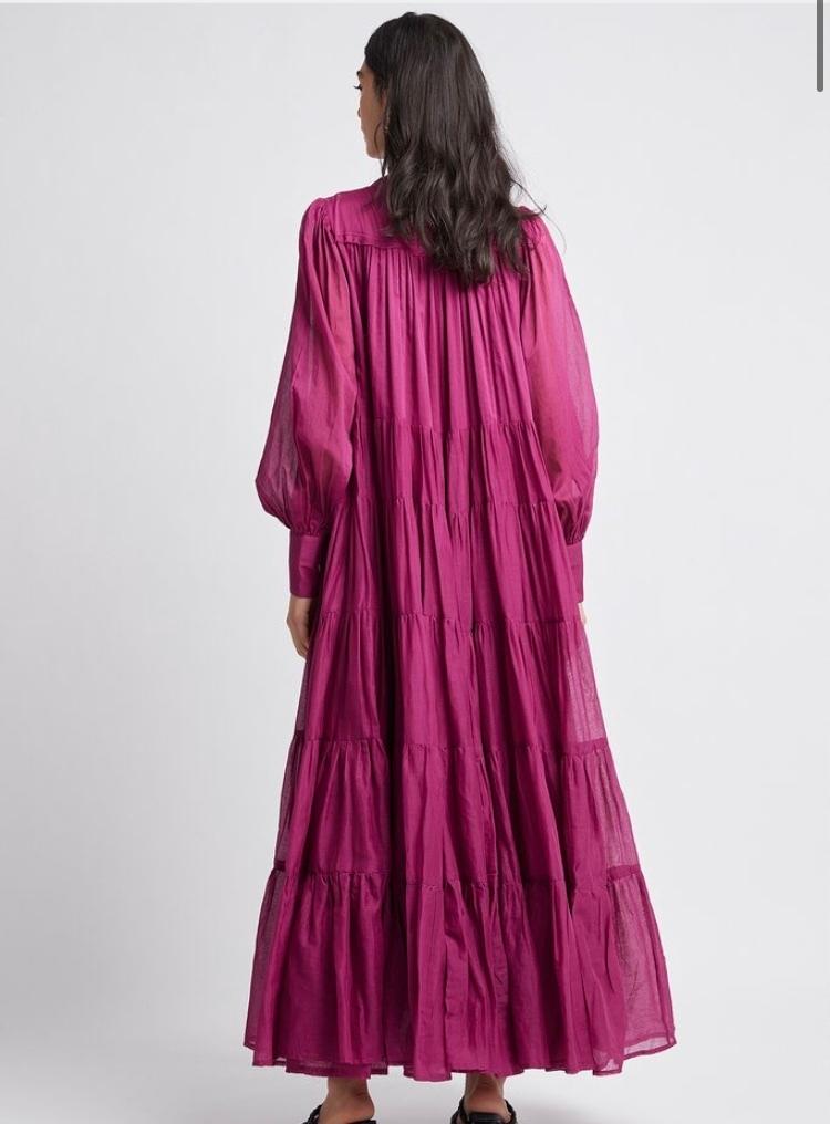 aje-run-free-maxi-dress-pink-size-8-the-volte