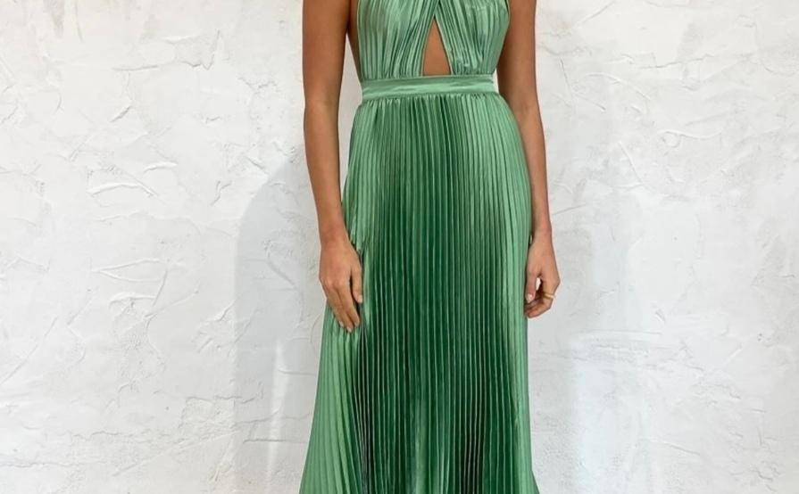 lidee renaissance gown in sea green