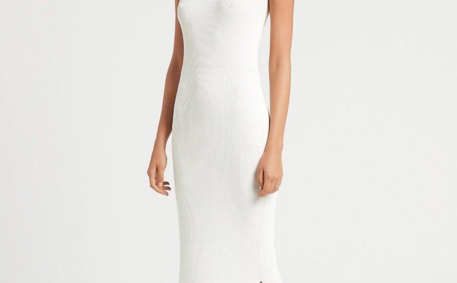 sir the label marcelle dress white