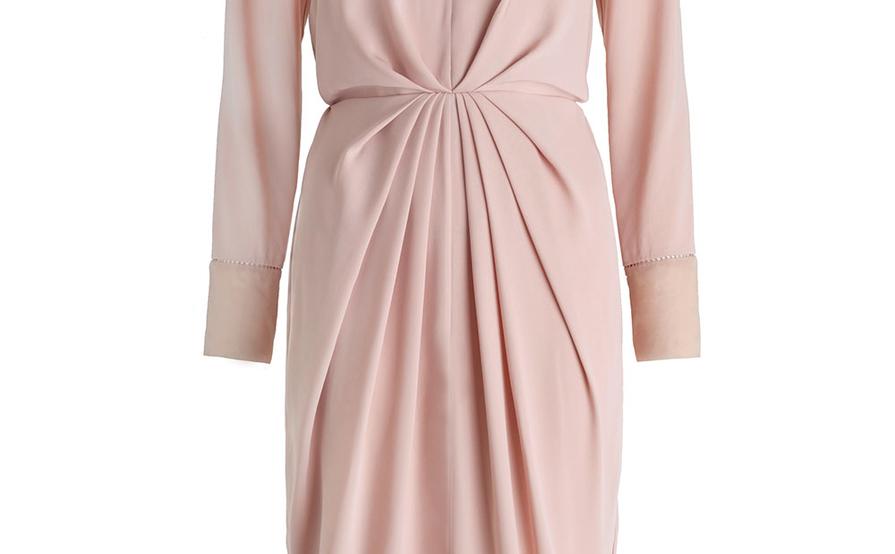 Zimmermann Ray Plunge Dress Pink Size 10 The Volte