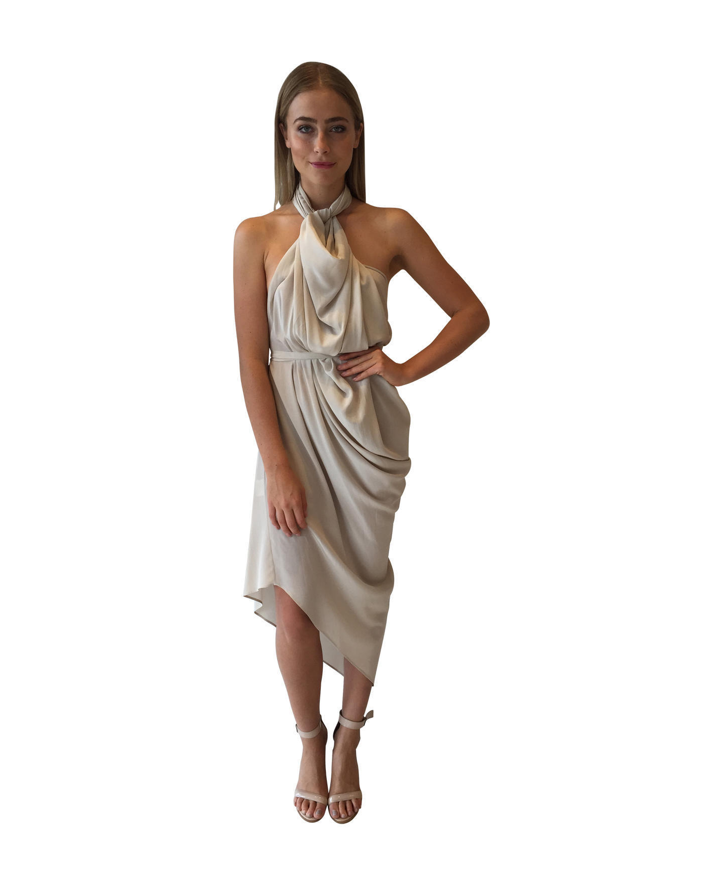 One Fell Swoop Erin dress cream / nude size 10 | The Volte