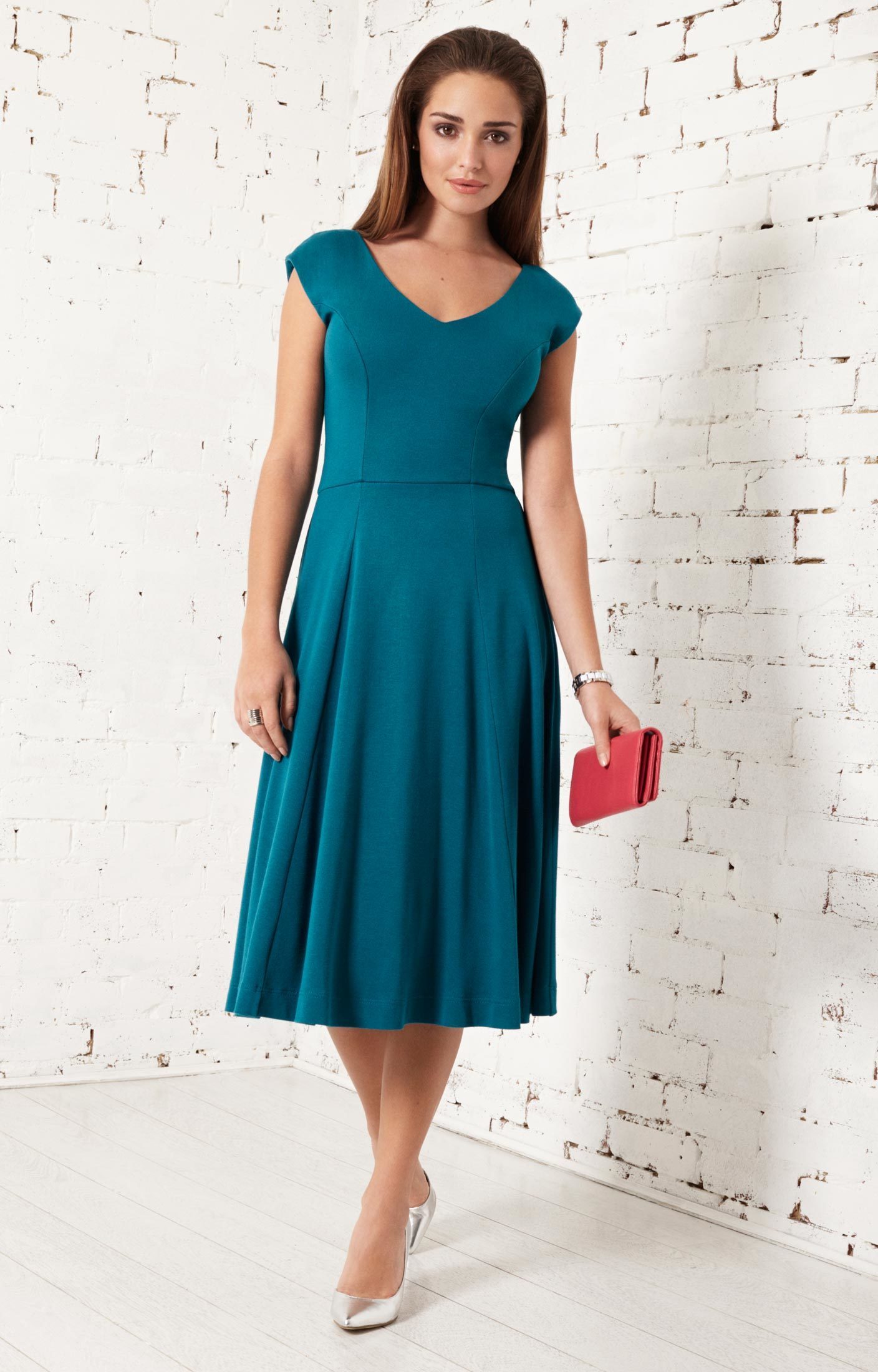 alice and olivia turquoise dress