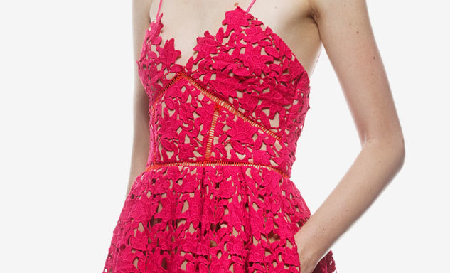 la femme hot pink dress La Femme Women's Neon Long Dress in Luxurious Jersey in Light Coral main image 1