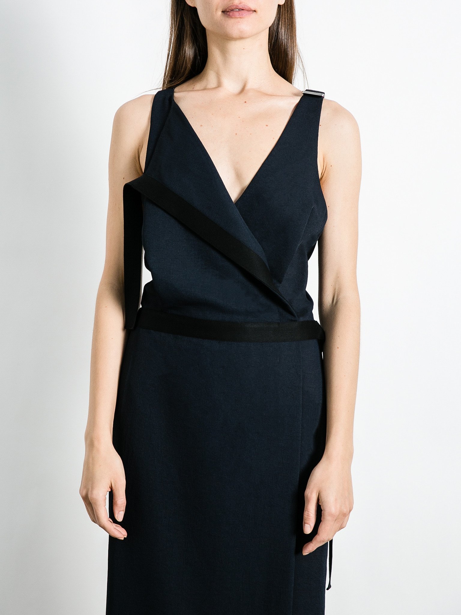 Dion Lee Utility Dress In Navy The Volte