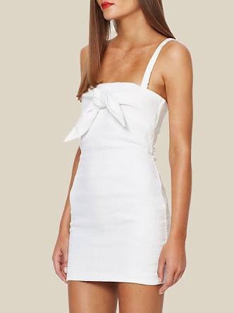 bec and bridge under eave mini dress