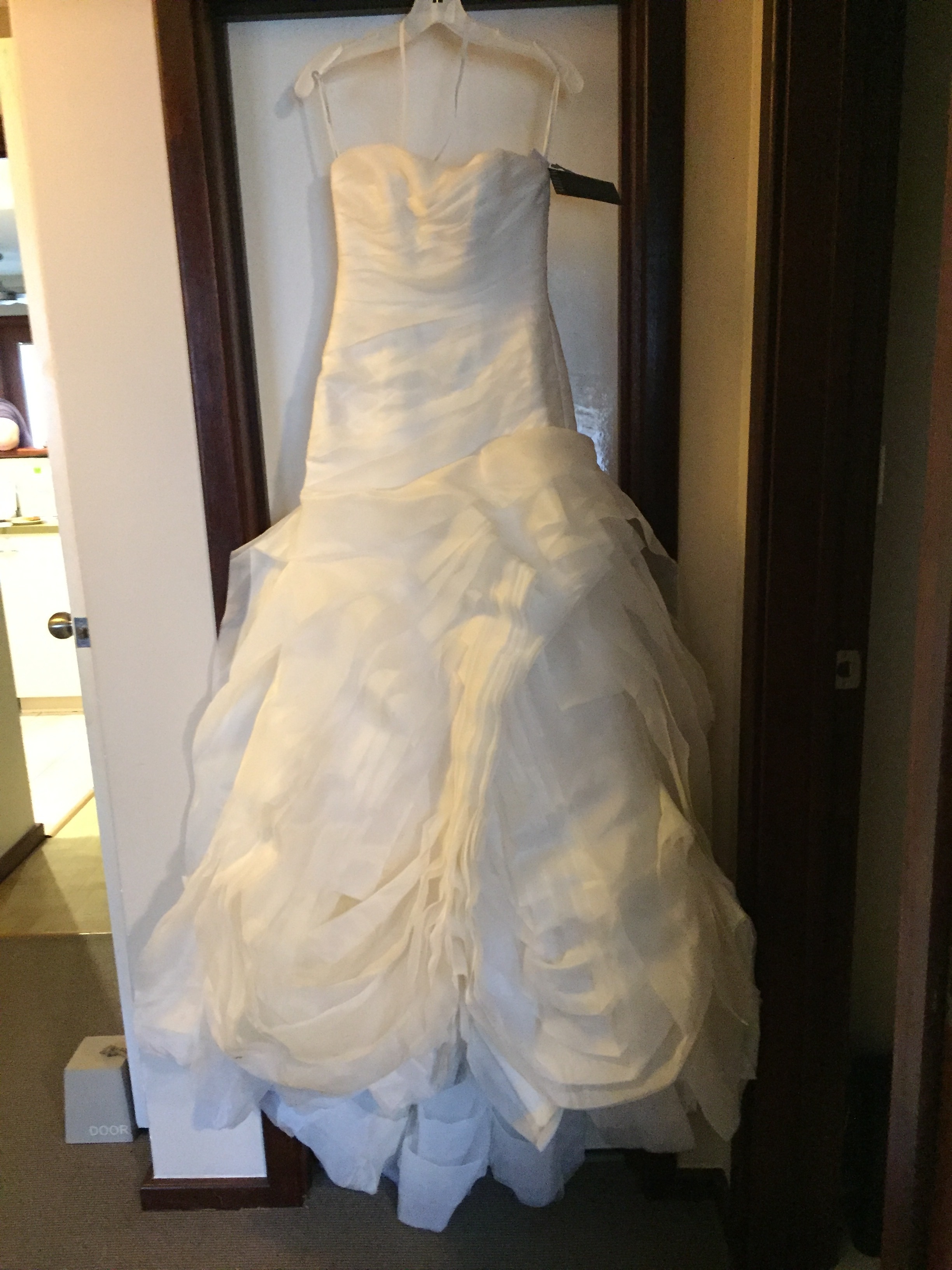 Vera Wang White organza wedding  dress  The Volte Vera Wang White organza wedding  dress  The Volte