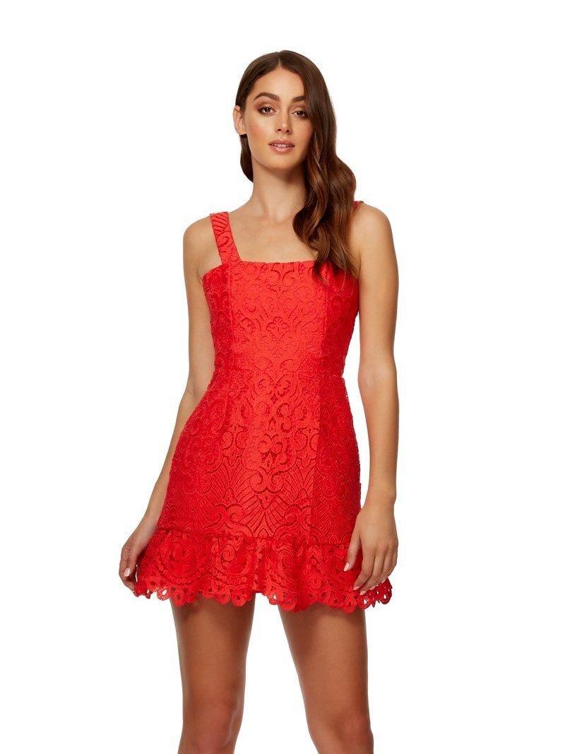 Kookai Louisa Dress Red size 10 The Volte