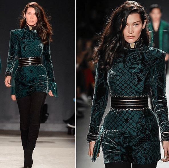 Balmain Green Velvet  Dress  Dark Green size 8 The Volte Balmain Green Velvet  Dress  Dark Green size 8 The Volte